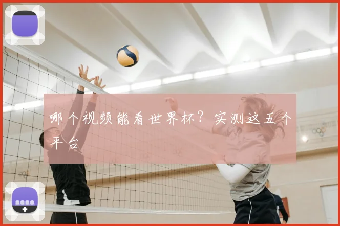 哪个视频能看世界杯?实测这五个平台