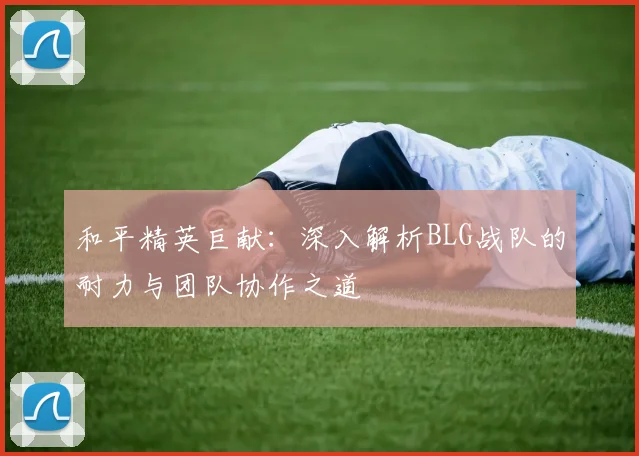 和平精英巨献:深入解析BLG战队的耐力与团队协作之道